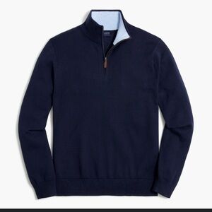 J crew men’s half zip sweater